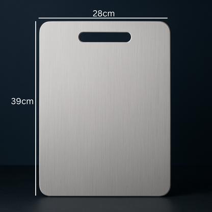 Fynorell Premium Edelstahlschneidebrett