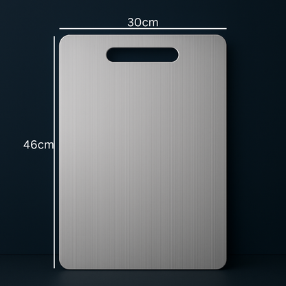 Fynorell Premium Edelstahlschneidebrett